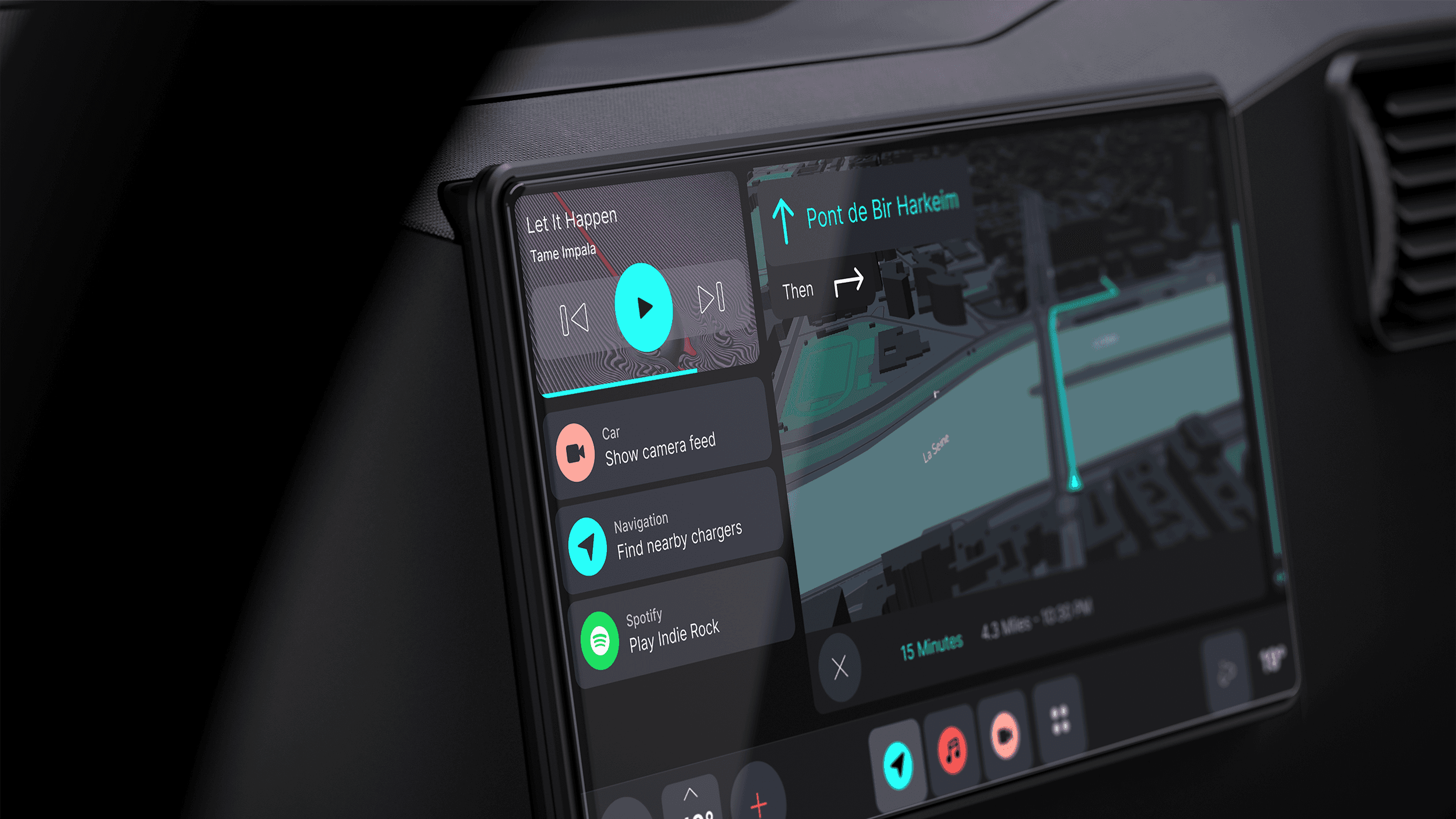 AI suggestions in drive mode